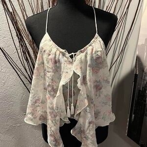 🌺ABERCROMBIE AND FITCH VINTAGE COQUETTE TANKTOP SIZE SMALL🌺